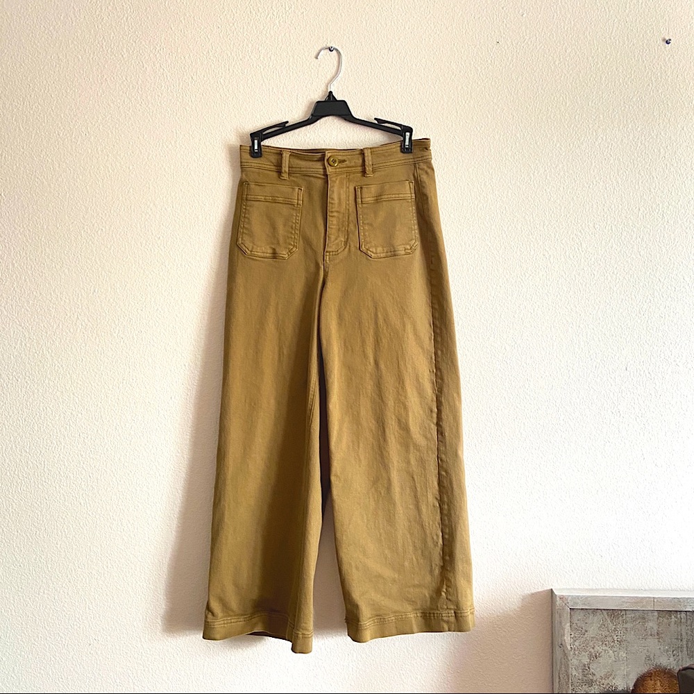 Everlane Wide Leg Crop Patch Pocket Pant